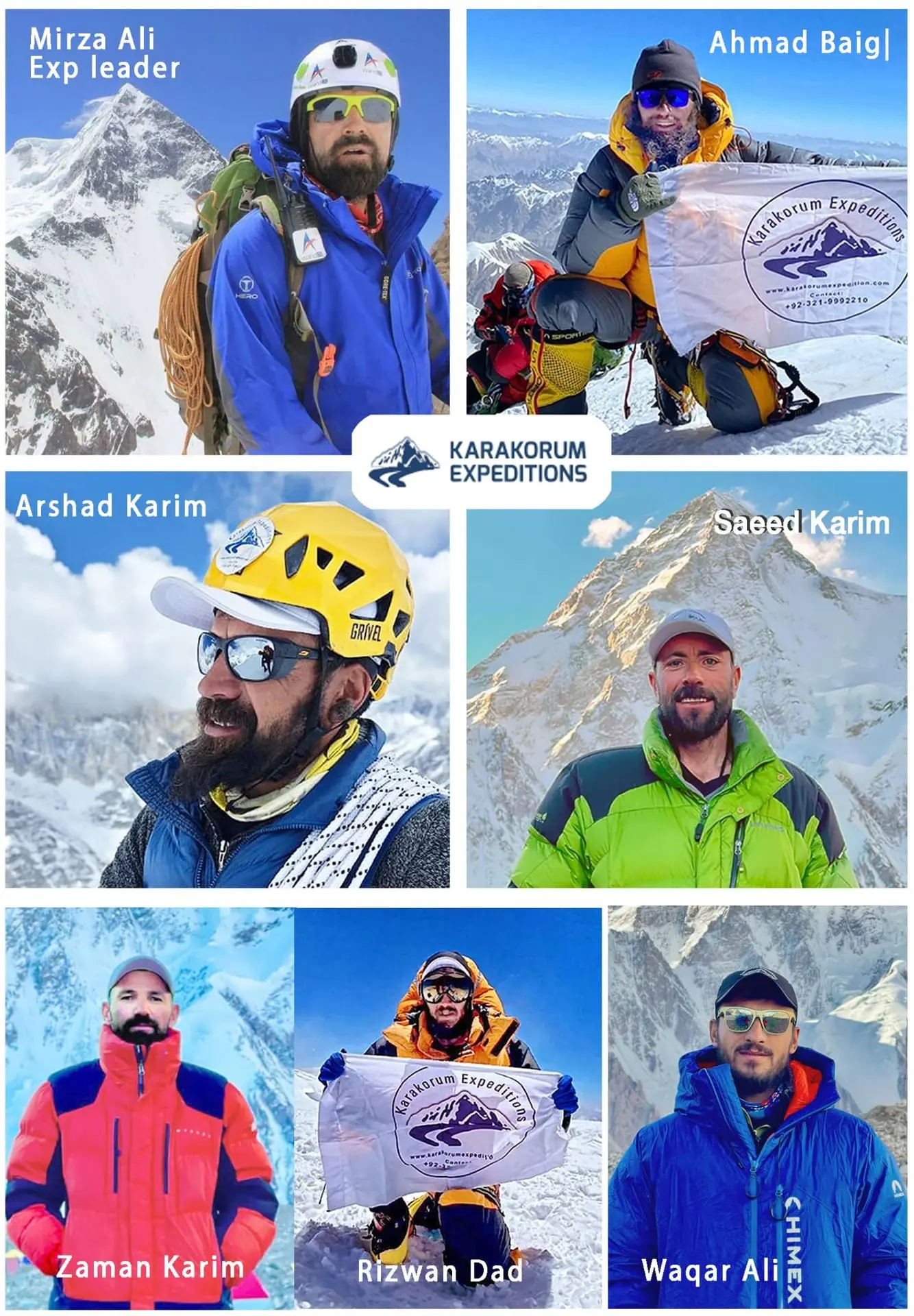 Karakorum Expeditions guide team in Pakistan
