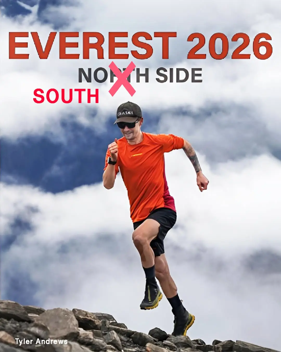 <h2 data-oe-version="2.0">FKT en el Everest: Tyler Andrews bate el récord por la ruta Sur con O2 suplementario</h2>