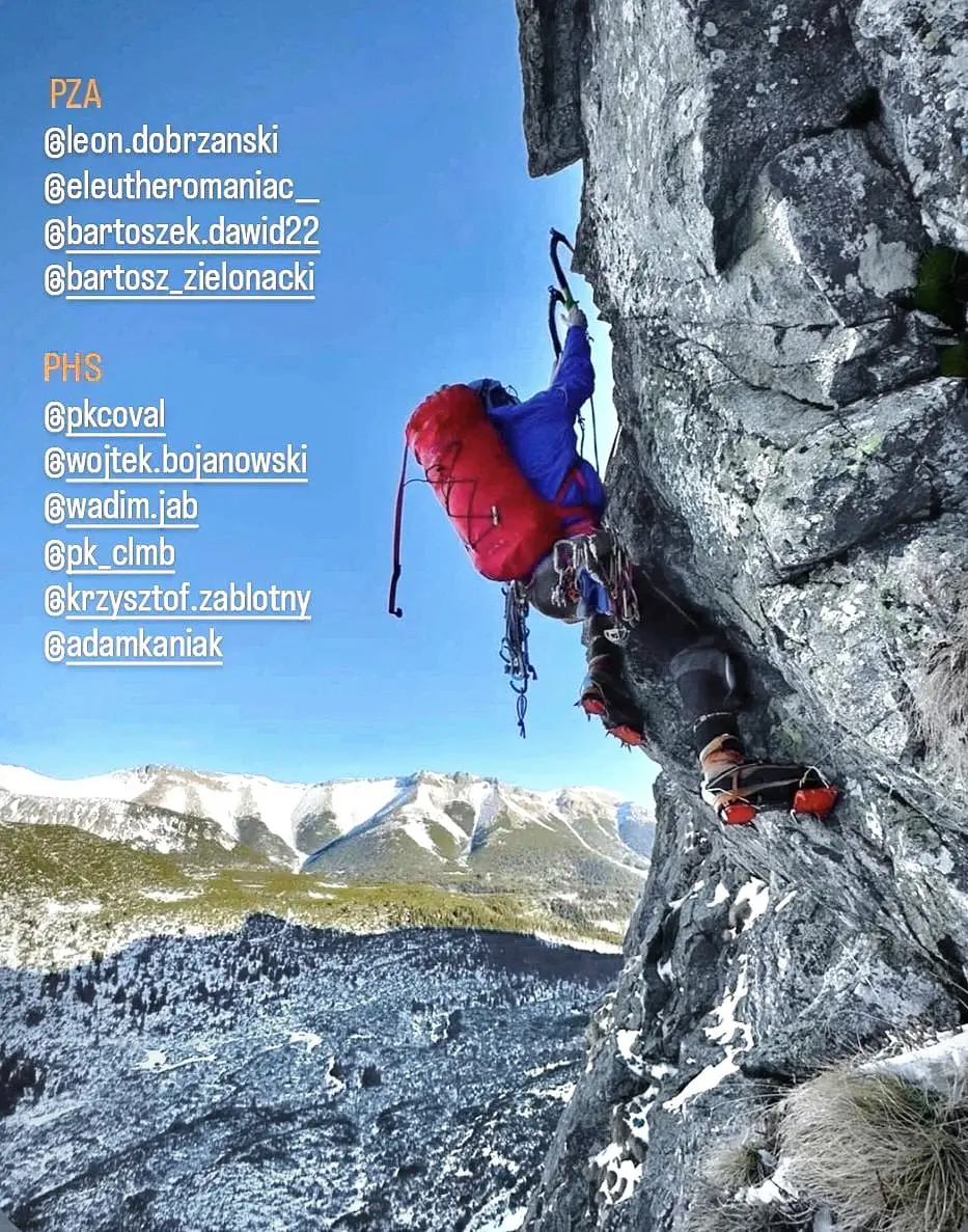 ALT: Expedición polaca de escalada en Perú.