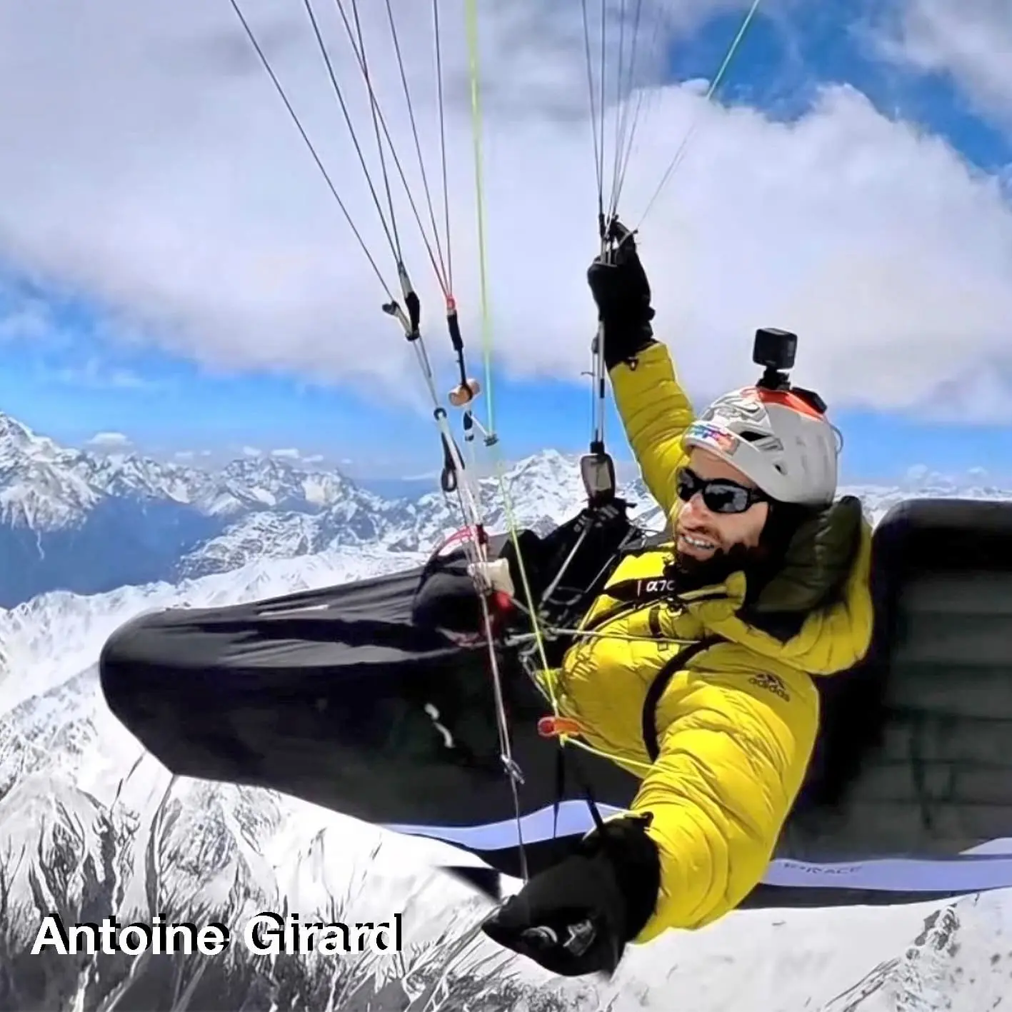 Antoine Girard en parapente